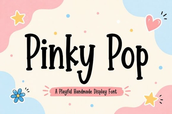 Pinky Pop Font